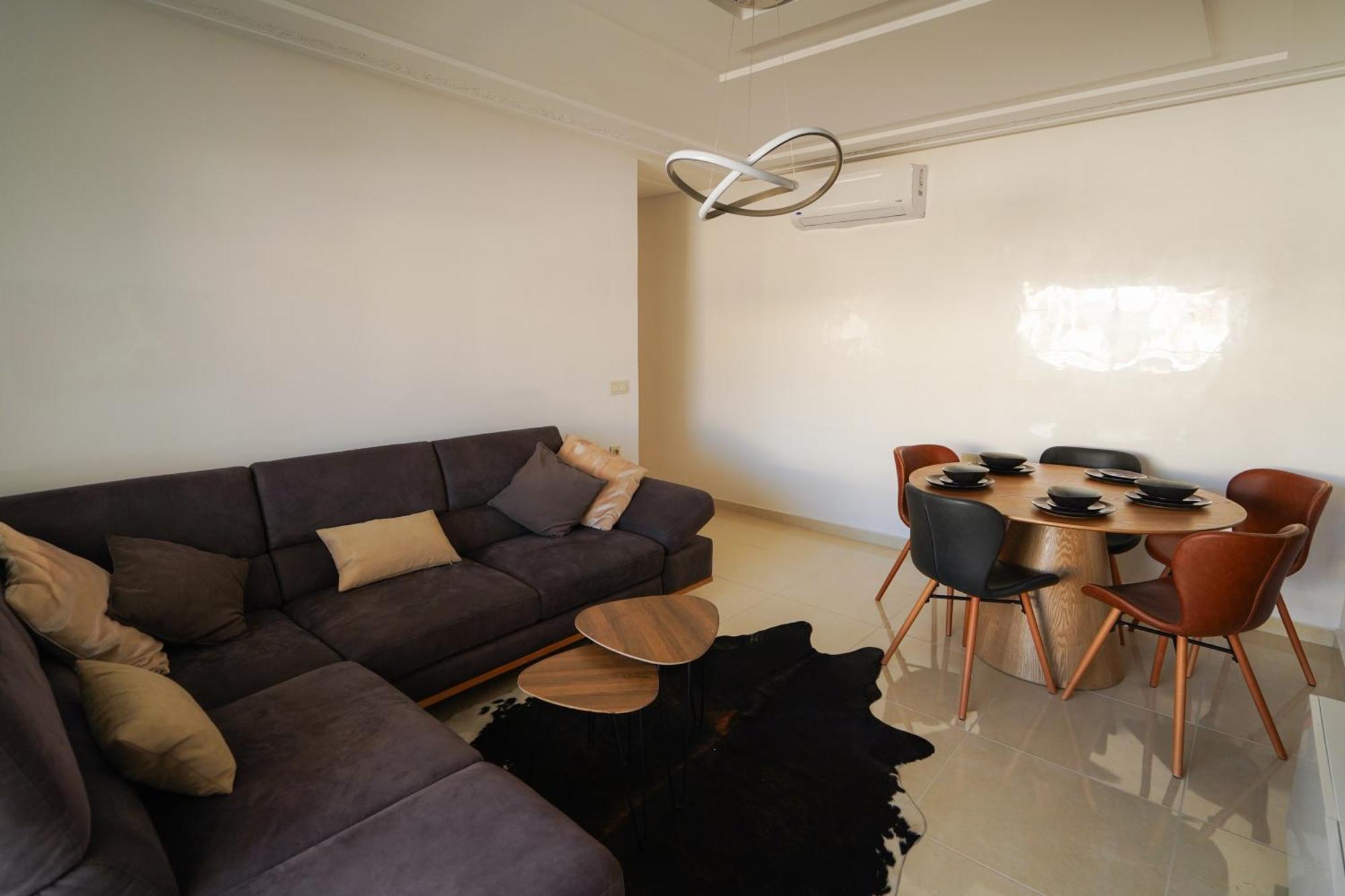 Appartement With Terasse 5 Min To Tanger Marina-Free Parking Экстерьер фото
